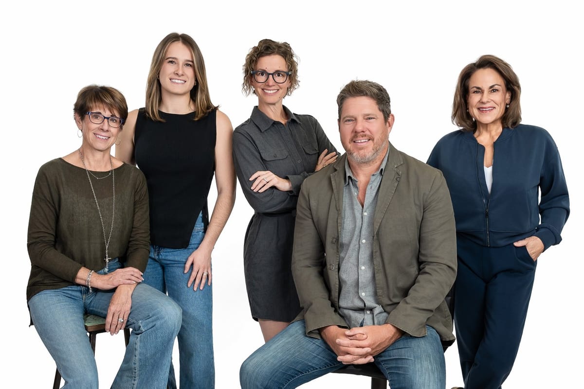 Molly Stauffer with her aging-in-place team